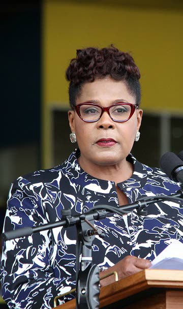 President Paula-Mae Weekes. 