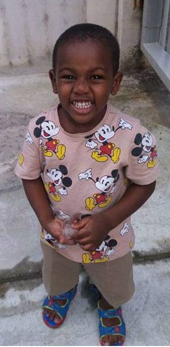 Armani McIntyre, 5, died at the Sangre Grande General Hospital after being warded there for 21 days. Amani was on life support, after suffering brain damage at the Matura Water Park on August 24.

PHOTO COURTESY RELATIVES. 