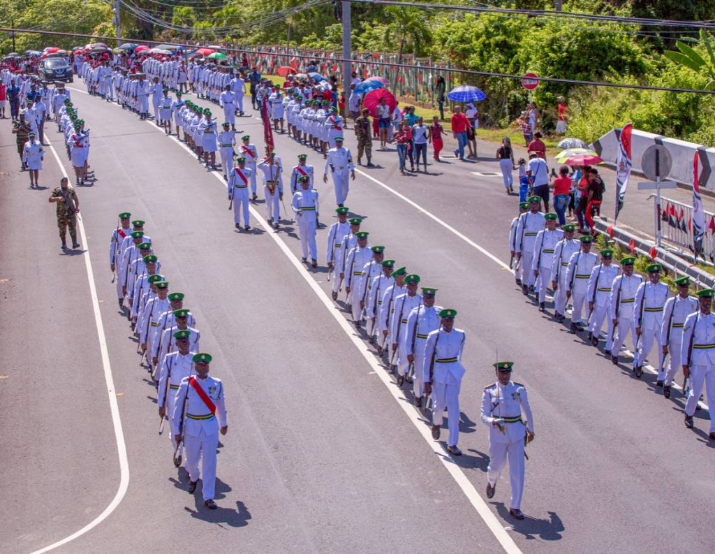 In this 2019 file photo, Independence Day parade takes place along Claude Noel Highway, Tobago.