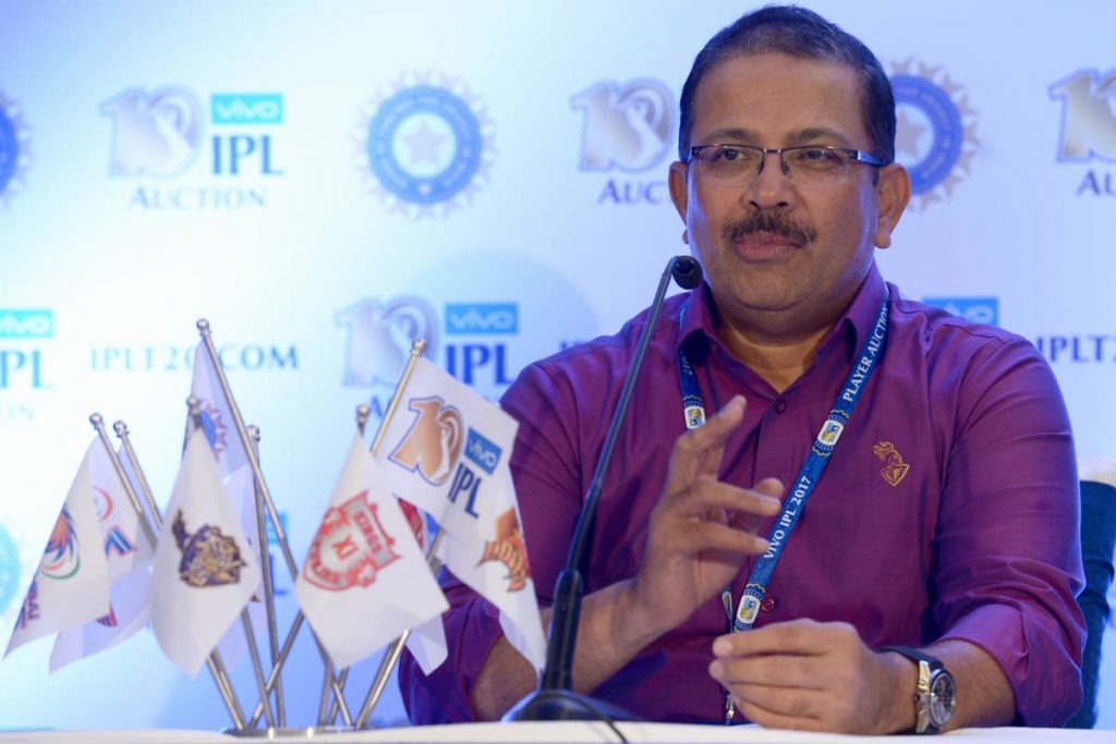 CEO of Indian cricket team Kolkata Knight Riders  and Trinbago Knight Riders Venky Mysore. (AFP PHOTO)