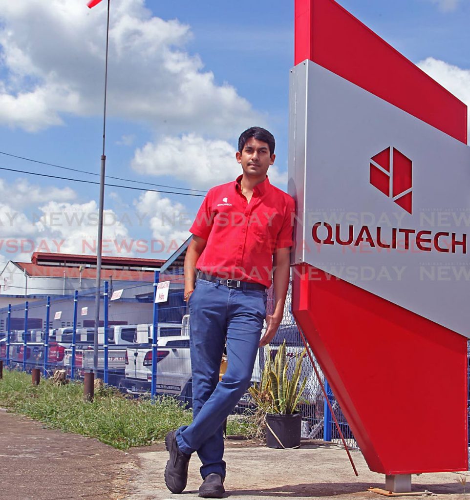 Deepak Lall, director of Qualitech Machining Services Ltd. What started as a small machine shop with three employees is now one of the region's leading engineering companies. Photo by Marvin Hamilton

