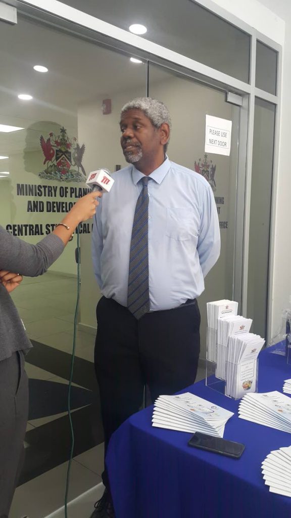 CSO director Sean O'Brien in a ttt interview during an open house in Port of Spain on Friday. - Narissa Fraser