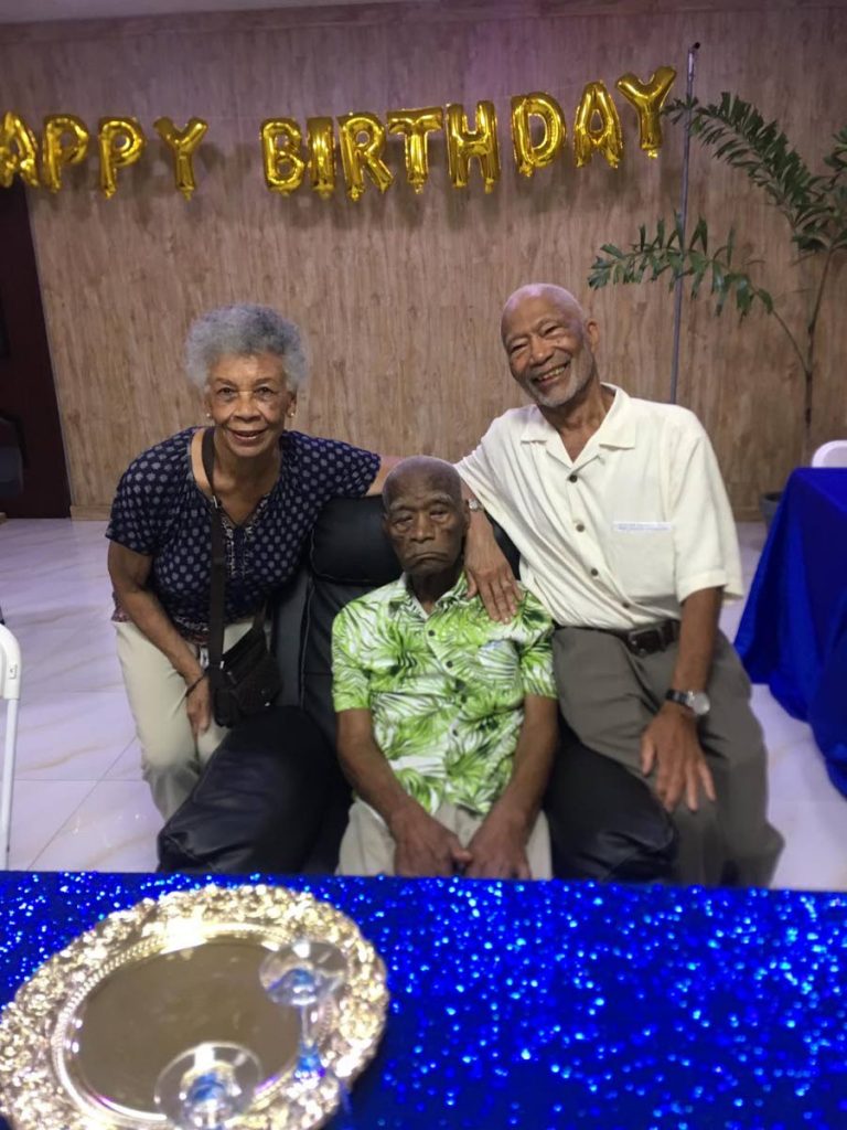 Cecil Martin with Lynette and his brother Percy. - 