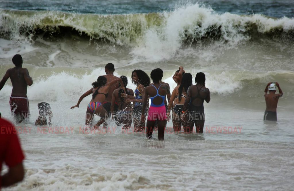 File photo of high tides at Maracas Beach

Photo: SUREASH CHOLAI