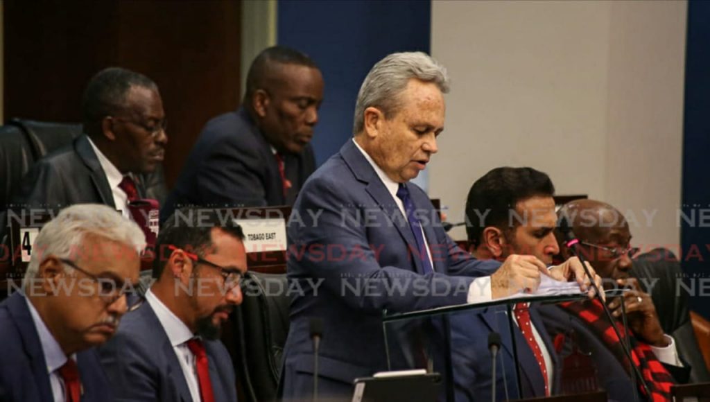 Finance Minister Colm Imbert