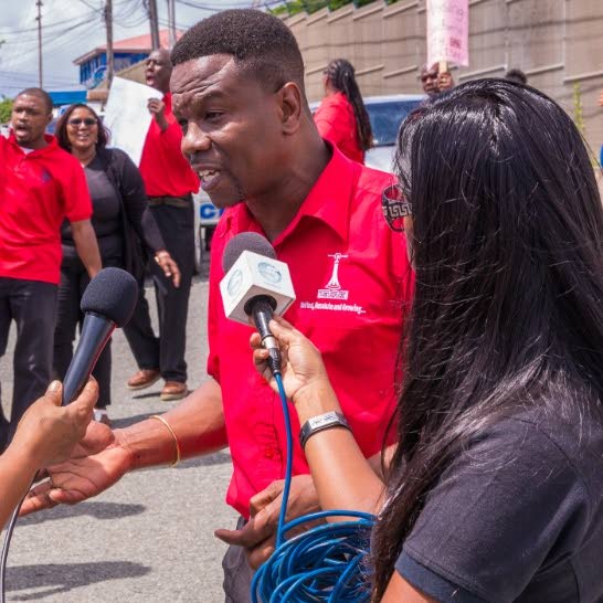 TTUTA Tobago Officer Orlando Kerr condemned the action of a parent who got physically involved in an altercation among students on the street.  - DAVID REID 