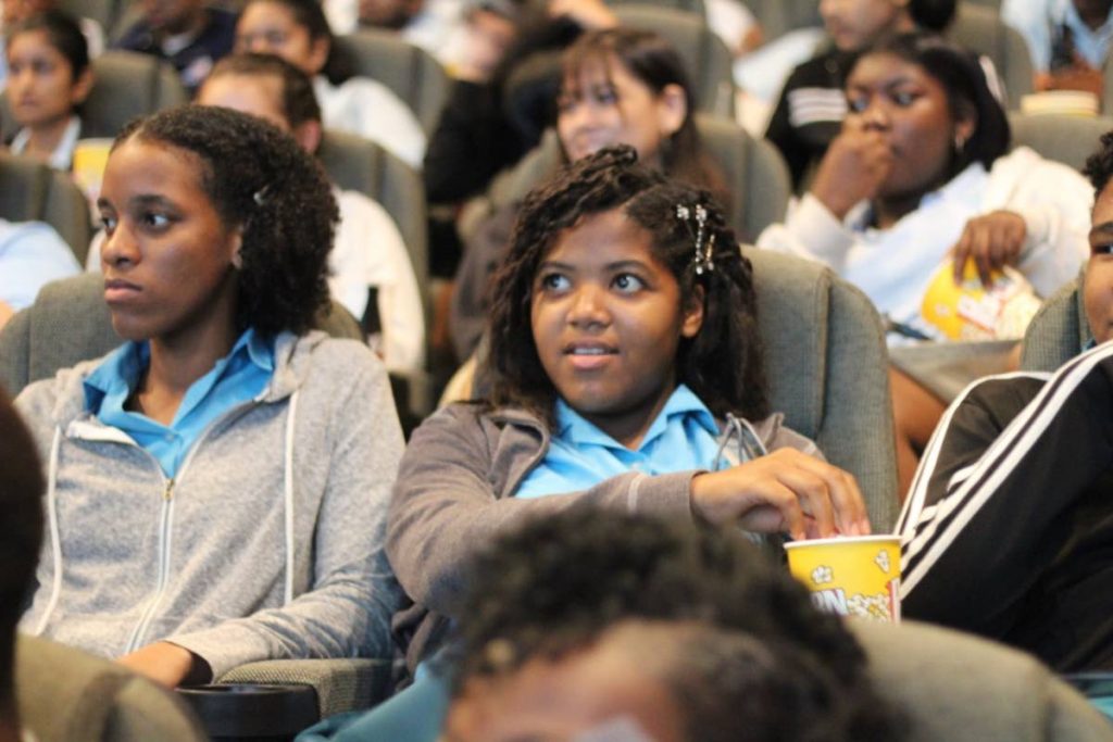 Students at 2018 Green career talk session held at Digicel IMAX. - 