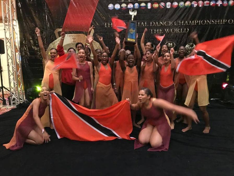 Some of the students of the Caribbean School of Dancing Ltd who participated in the 2018 All Dance International Championships.  - 