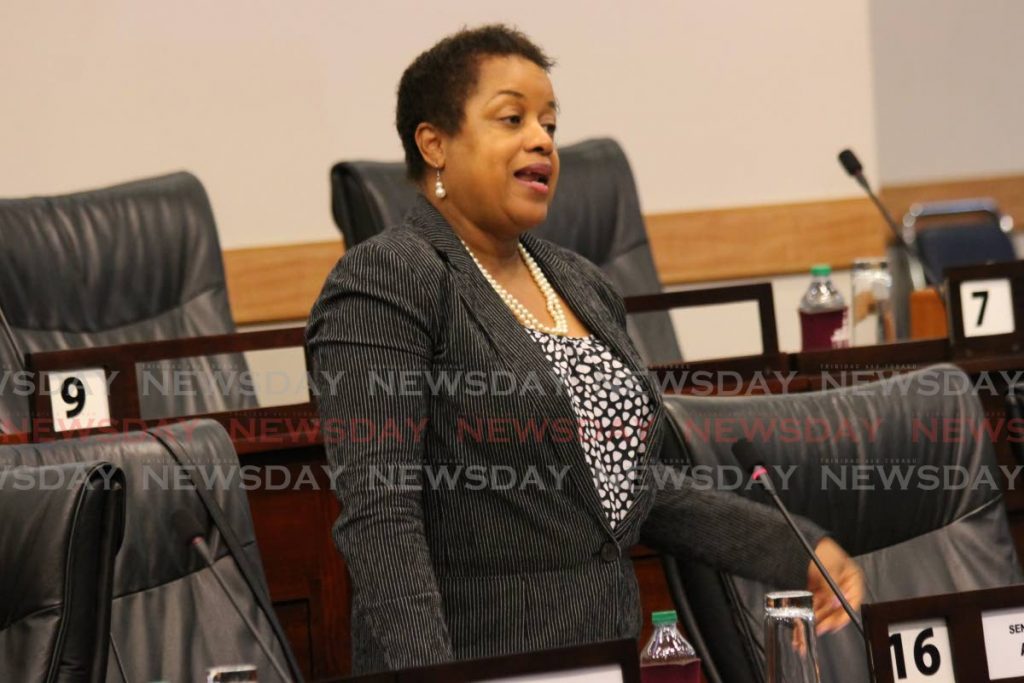 Minister in the Finance Ministry Allyson West.  PHOTO SUREASH CHOLAI - 