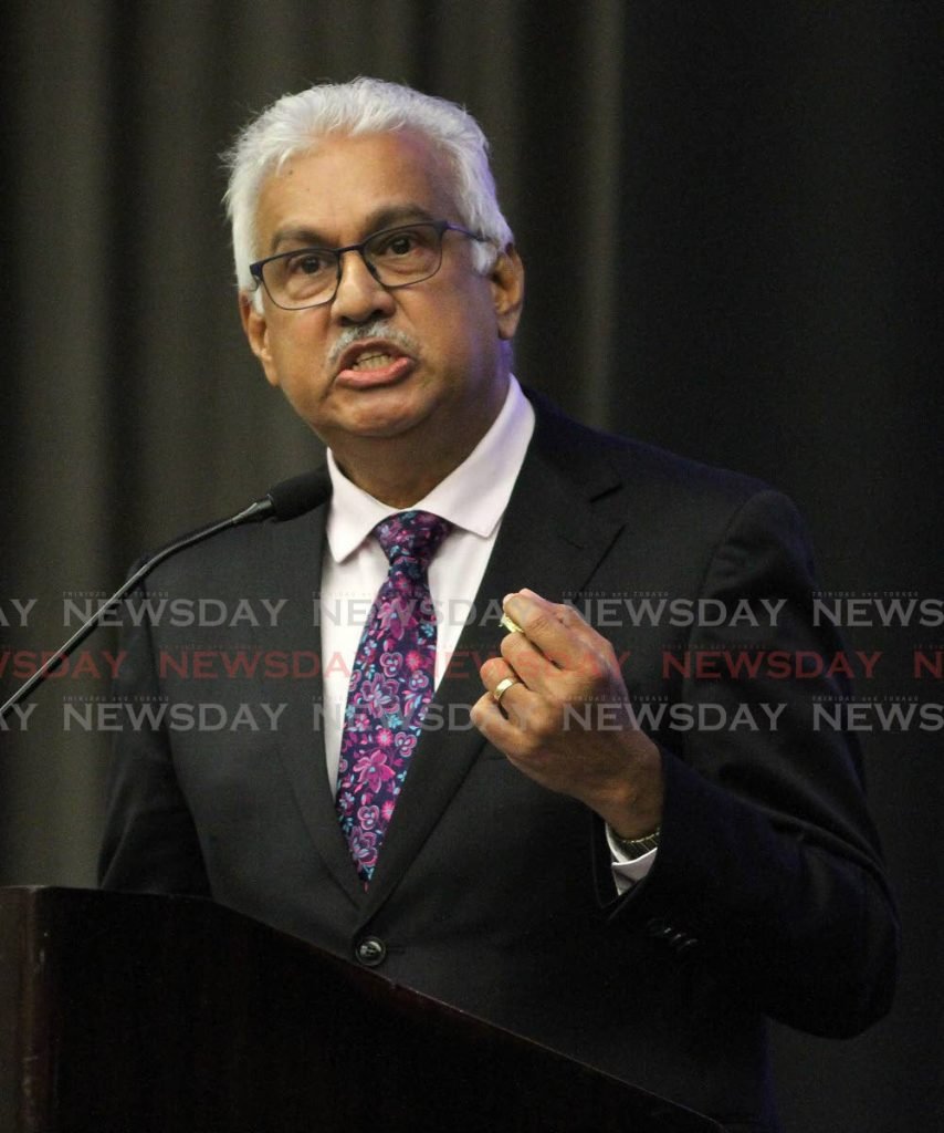 Minister of  Health Terrence Deyalsingh. Photo by  - ANGELO MARCELLE