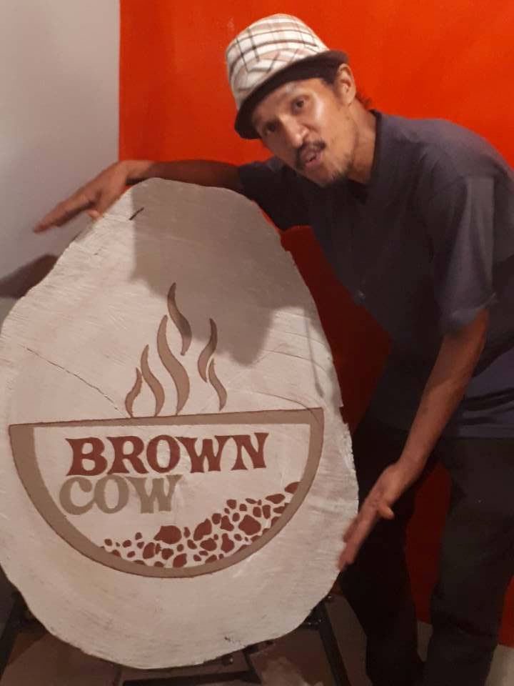 Owner and chef of Brown Cow restaurant, Xenon Thomas - 