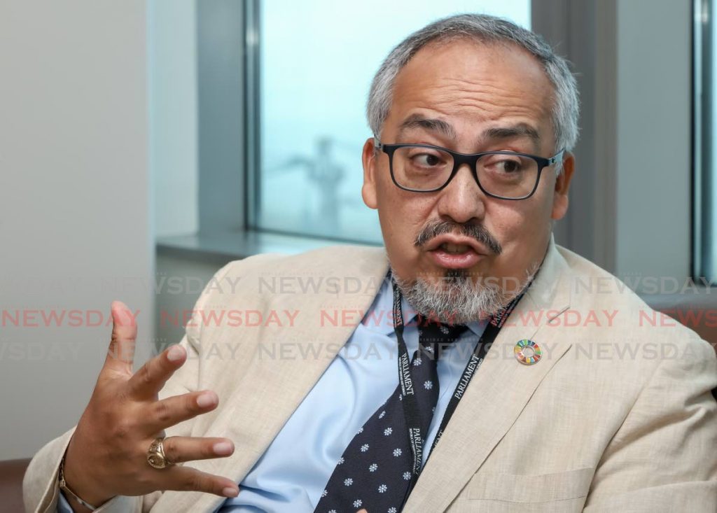 UNAids regional director Dr Cesar Nunez, in a recent interview at Tower D, International Waterfront, Port of Spain, identifies treatment for migrants as an area for governments to address in their HIV/Aids policies. - Jeff Mayers