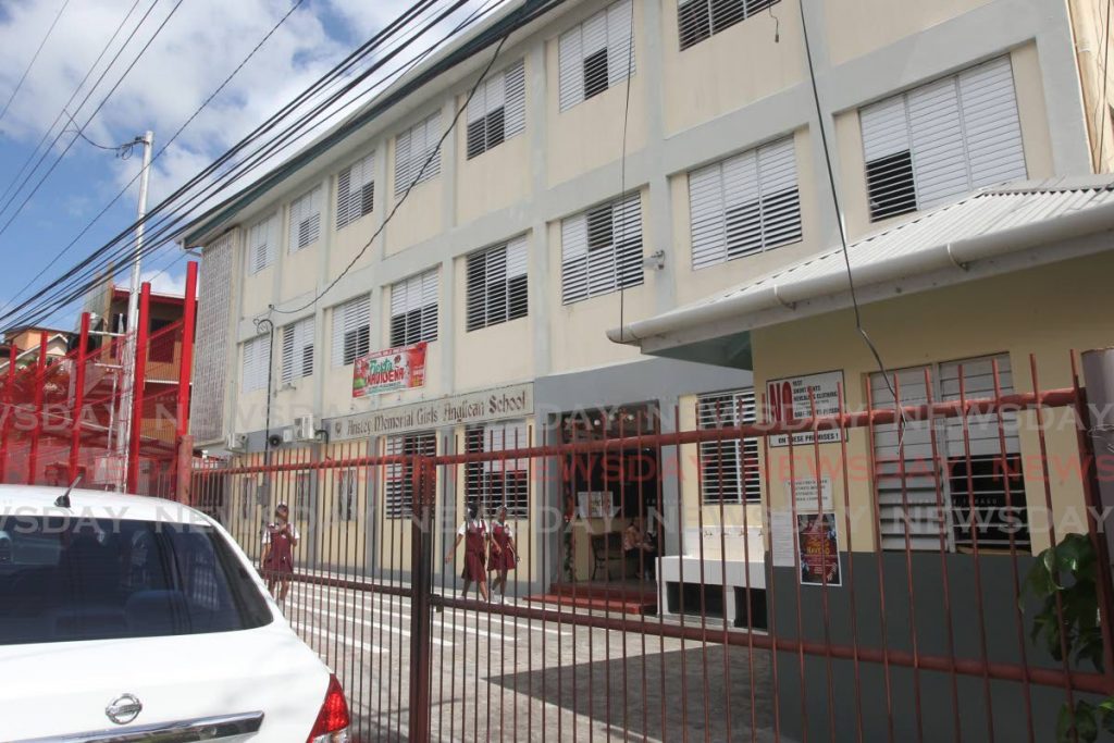 Anstey memorial Anglican school on Drayton street San Fernando where a gunman fled through the premises after shooting after his inteded target  near Coffee street San Fernando. - Lincoln Holder