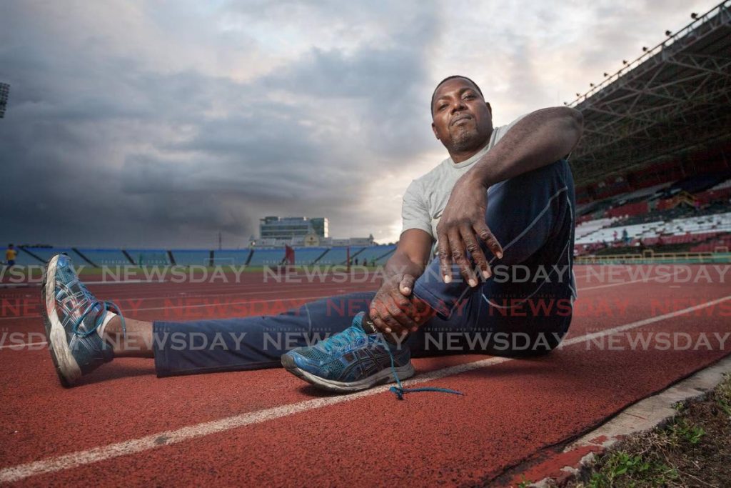 Ricardo Small photographed at the Hasely Crawford Stadium. Port of Spain.   - Mark lyndersay