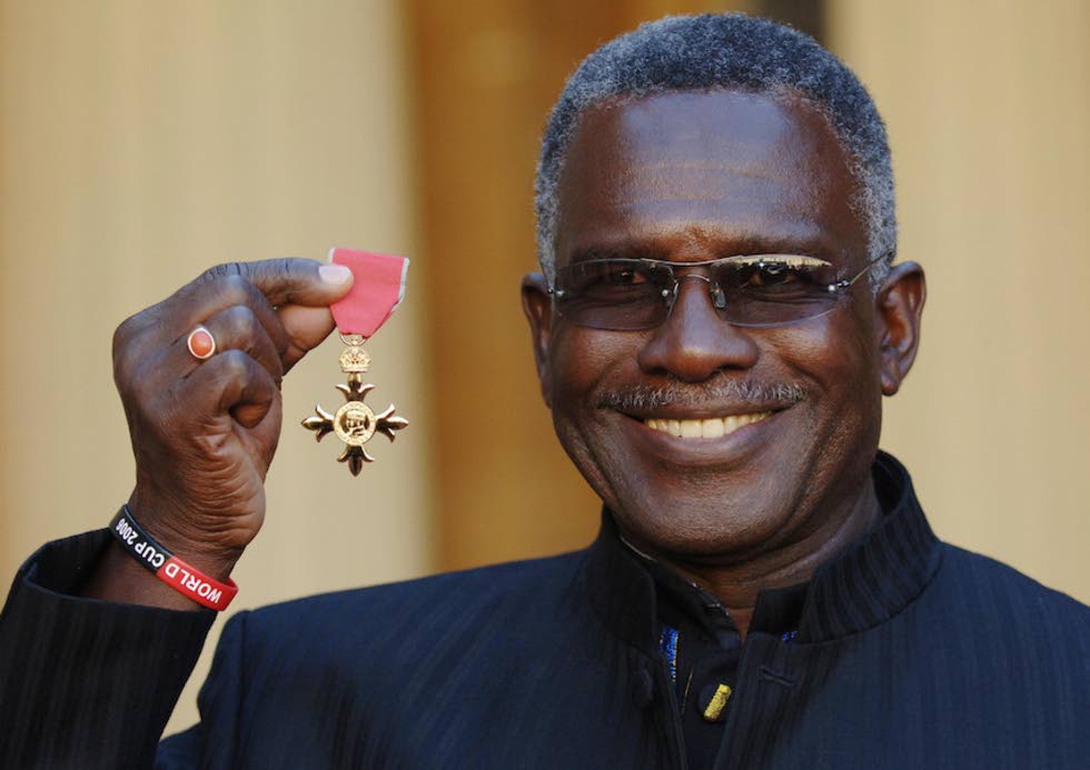 Actor Rudolph Walker, the first black person to star in a major British TV series, after receiving an OBE for services to drama at Buckingham Palace, London in 2008. The 80-year-old is once again on the Queen's Honours list and has been awarded the Commander of the British Empire. - Fiona Hanson