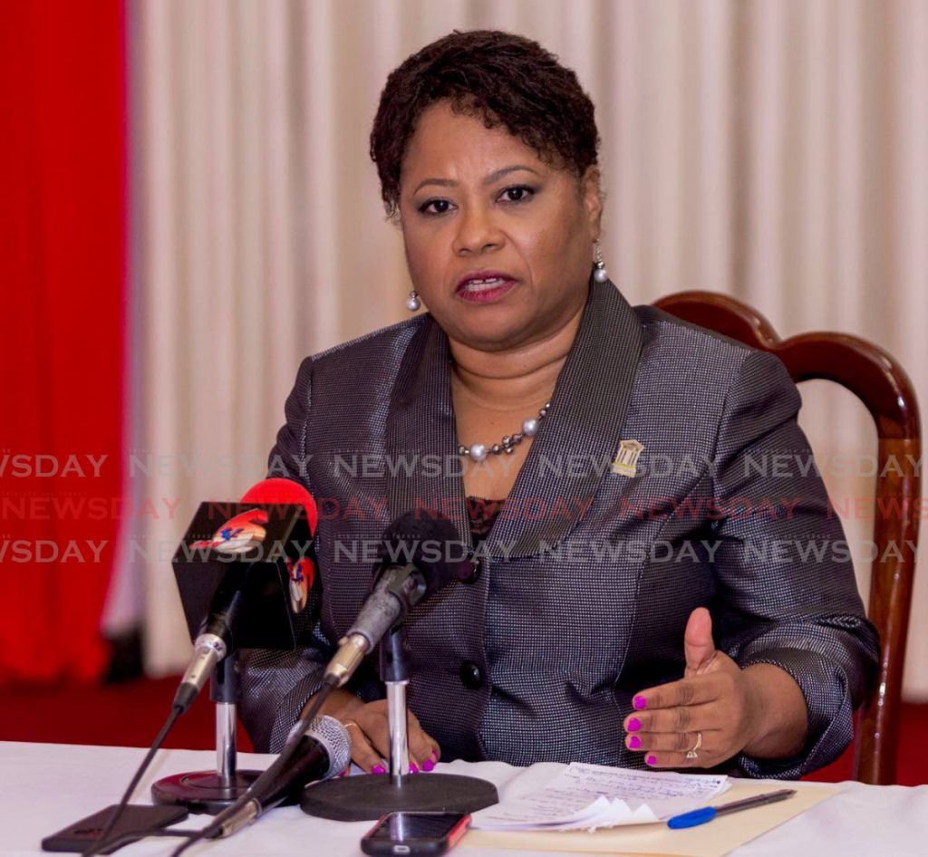 PNM Tobago Council leadership candidate Dr Denise Tsoiafatt Angus unveiled her manifesto on Thursday.  PHOTO BY DAVID REID  - DAVID REID 