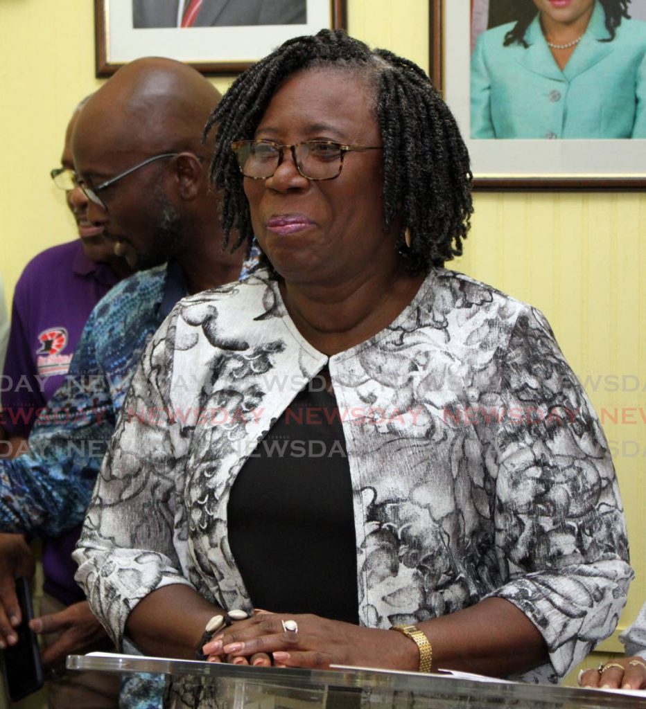 Pan Trinbago President Beverly Ramsey-Moore. Photo by - ANGELO MARCELLE