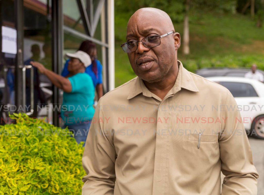 Leader of the PNM Tobago Council, Kelvin Charles. - 