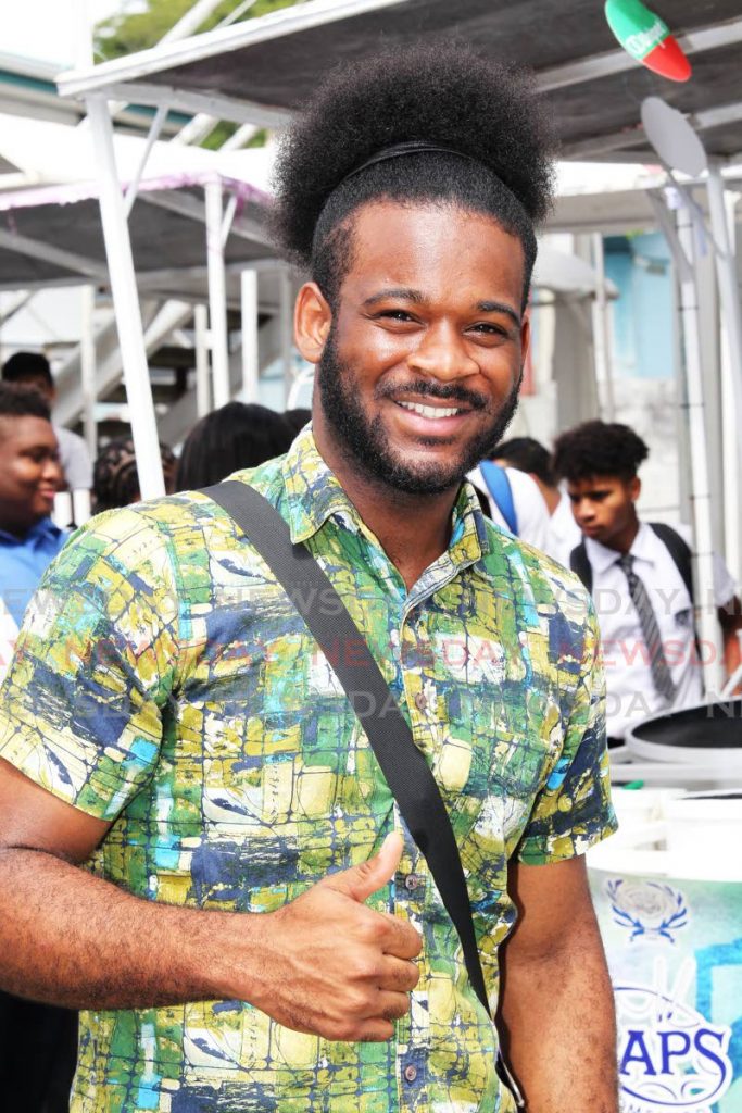 Kevan Calliste, pan arranger, calypsonian and extempo artist. Calliste is making his senior debut at the Kaiso Showkase tent which opens at Palms Club, San Fernando, on February 1. - Lincoln Holder