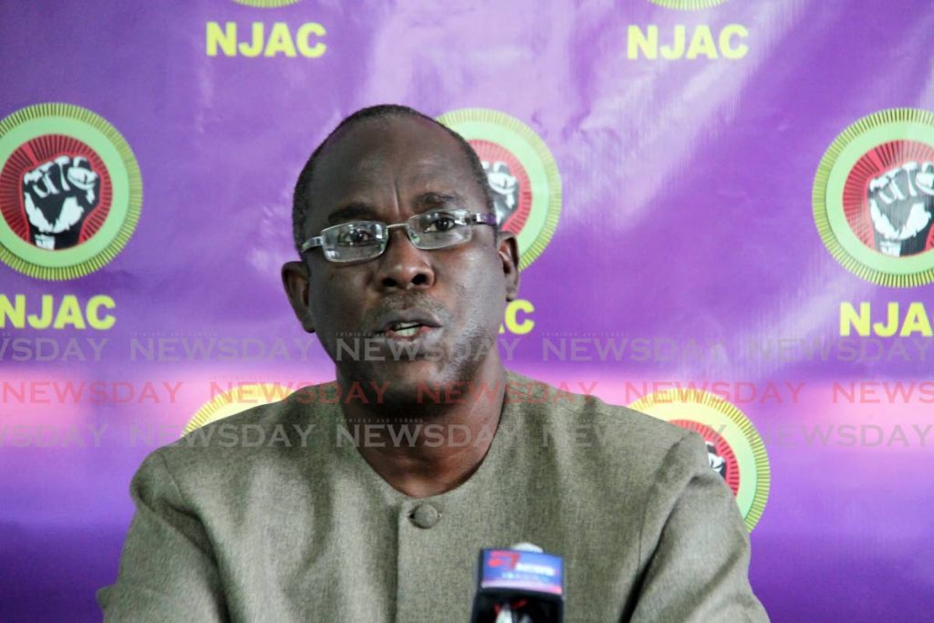 Kwasi Mutema, National Joint Action Committee’s (NJAC) servant political leader.  - 