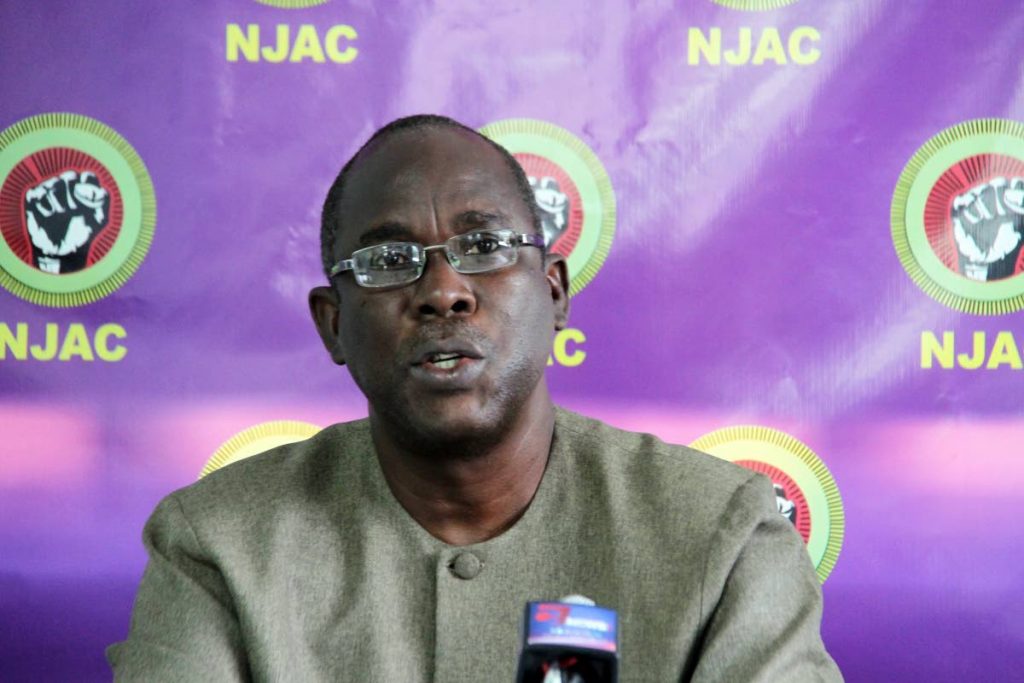 Kwasi Mutema, National Joint Action Committee’s (NJAC) servant political leader.  - 