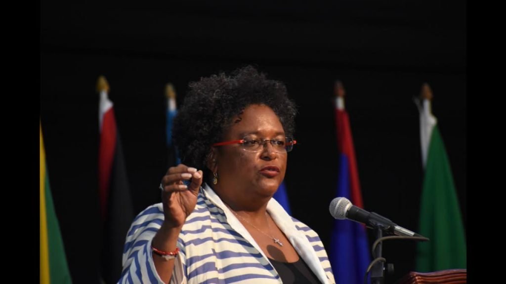 Barbados Prime Minister Mia Mottley  - 