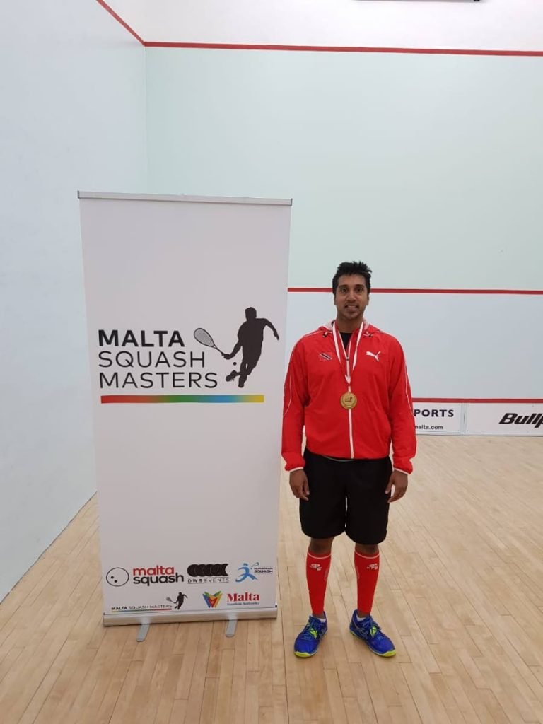 TT squash player Colin Ramasra. - 