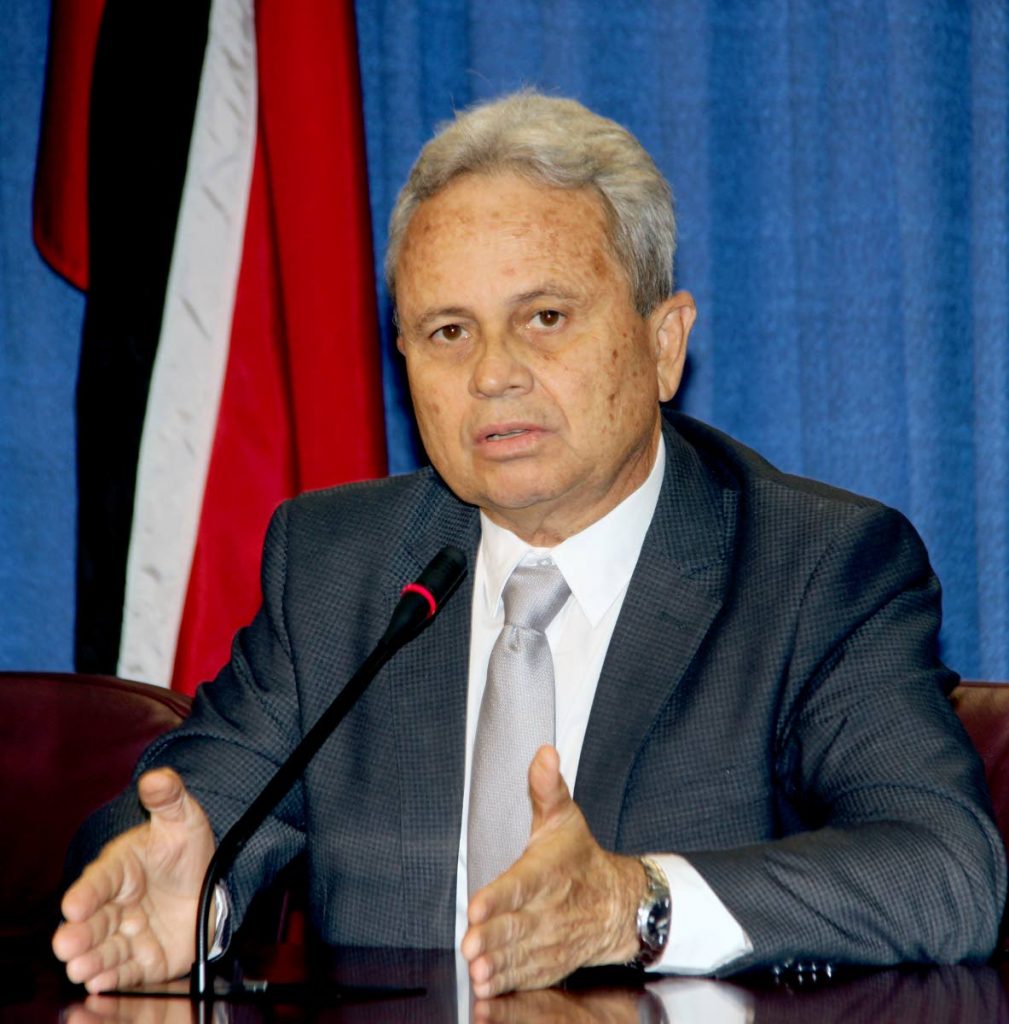 Finance Minister Colm Imbert - 