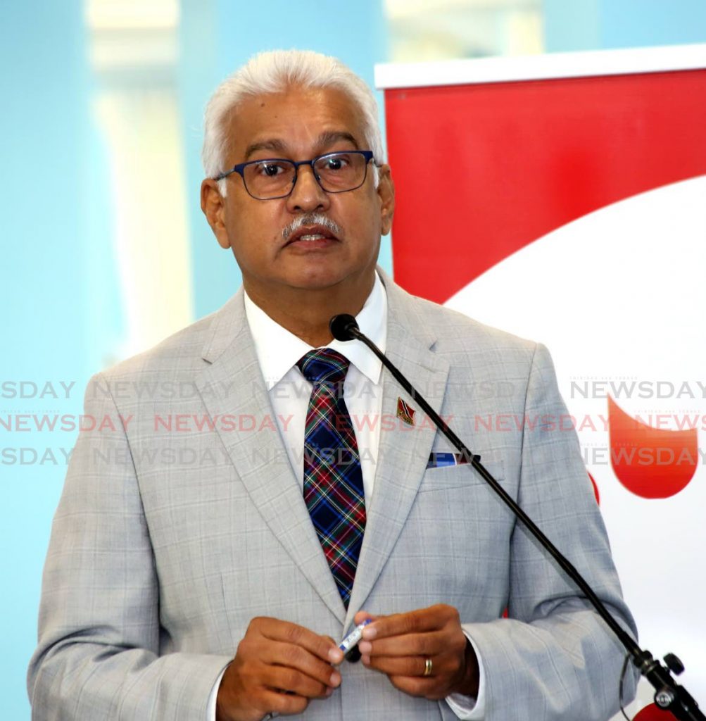 Health Minister Terrence Deyalsingh. SUREASH CHOLAI -