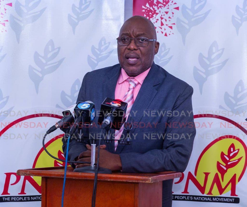 Chief Secretary Kelvin Charles a  - DAVID REID 