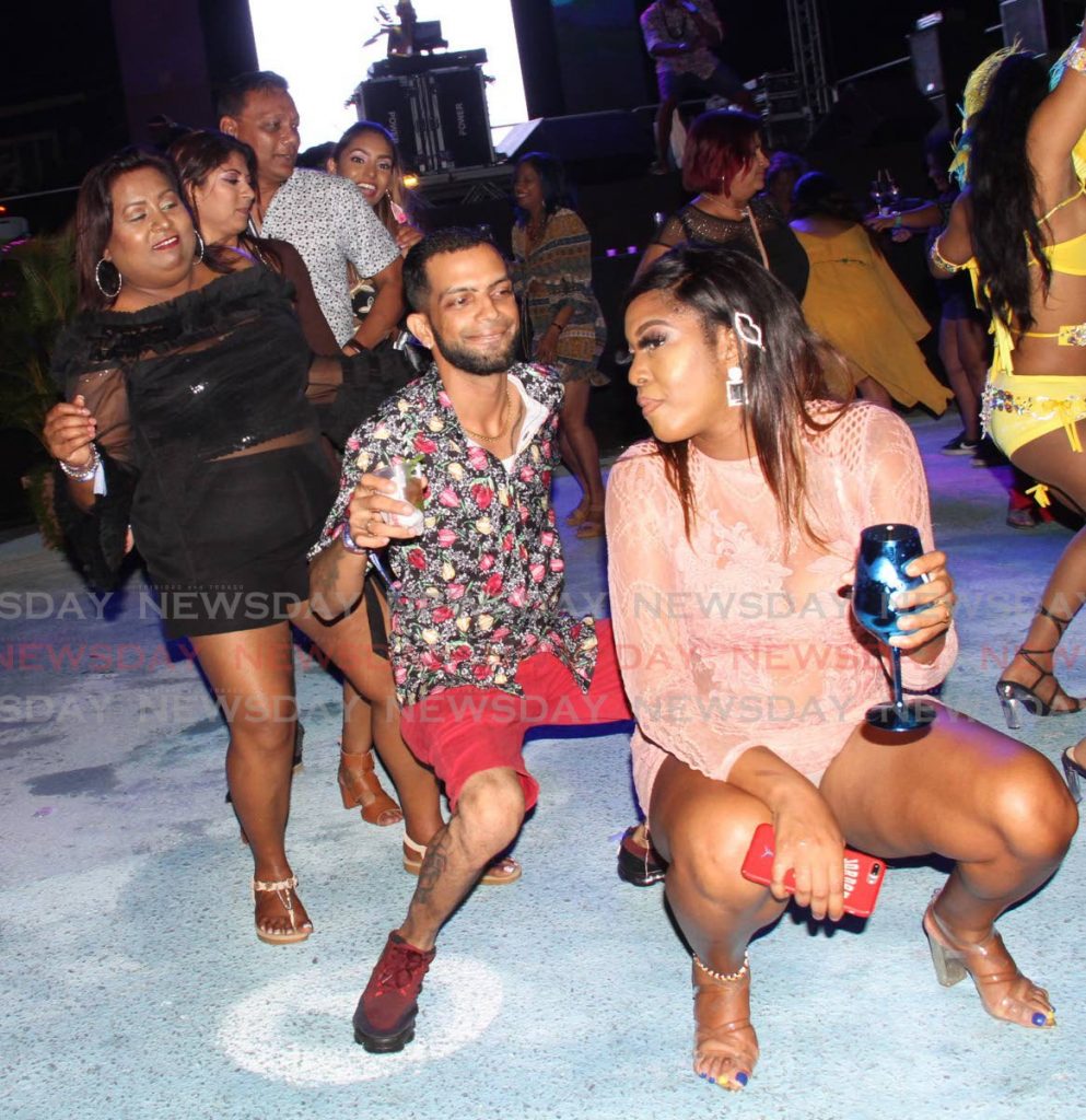 These fete lovers had a ball at the all-inclusive.  - Vashti Singh