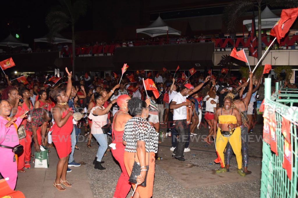 Flag wavers at the fete.  - Vidya Thurab