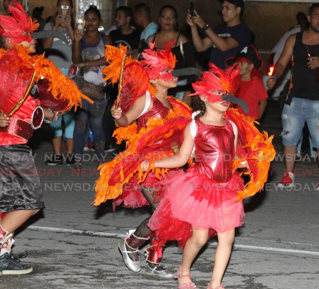 Children of Venezuelan migrants also played in the Arima kiddies Carnival.  - Angelo Marcelle