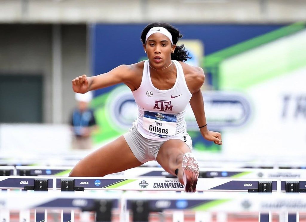 TT's Tyra Gittens. - Photo via Texas A&M University