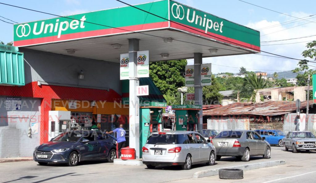 File photo: A Unipet gas station on the Eastern Main Road, Morvant, December 4, 2019. - ANGELO_MARCELLE