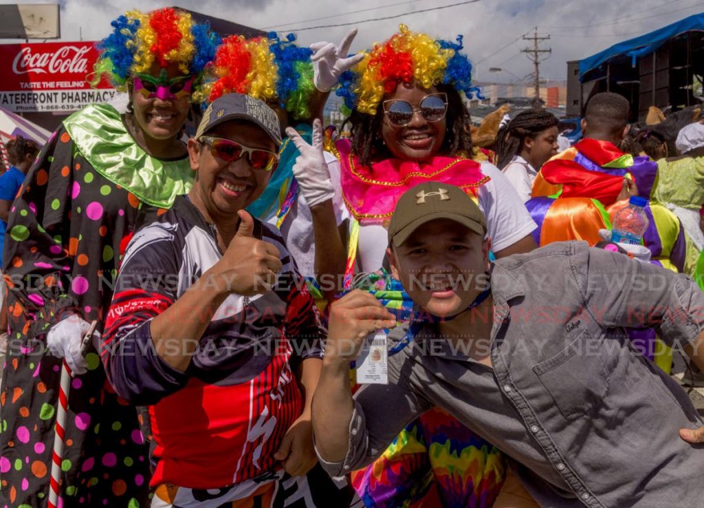 Visitors have fun at  the launch of Tobago Carnival in Scarborough. PHOTOS BY DAVID REID  - DAVID REID 