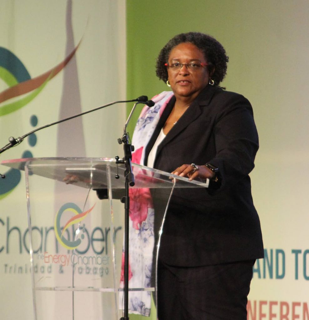 Chairman of Caricom and Prime Minister of Barbados Mia Mottley - 