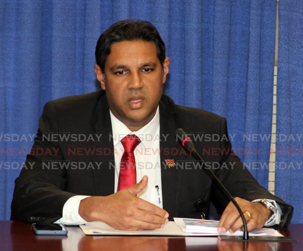 Chief medical officer, Dr Roshan Parasram 

Photo: Angelo Marcelle