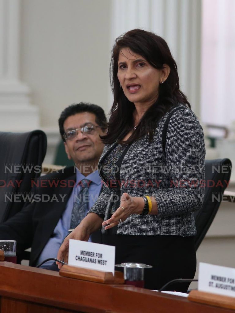 Oropouche West MP, Vidia Gayadeen-Gopeesingh. FILE PHOTO  - 