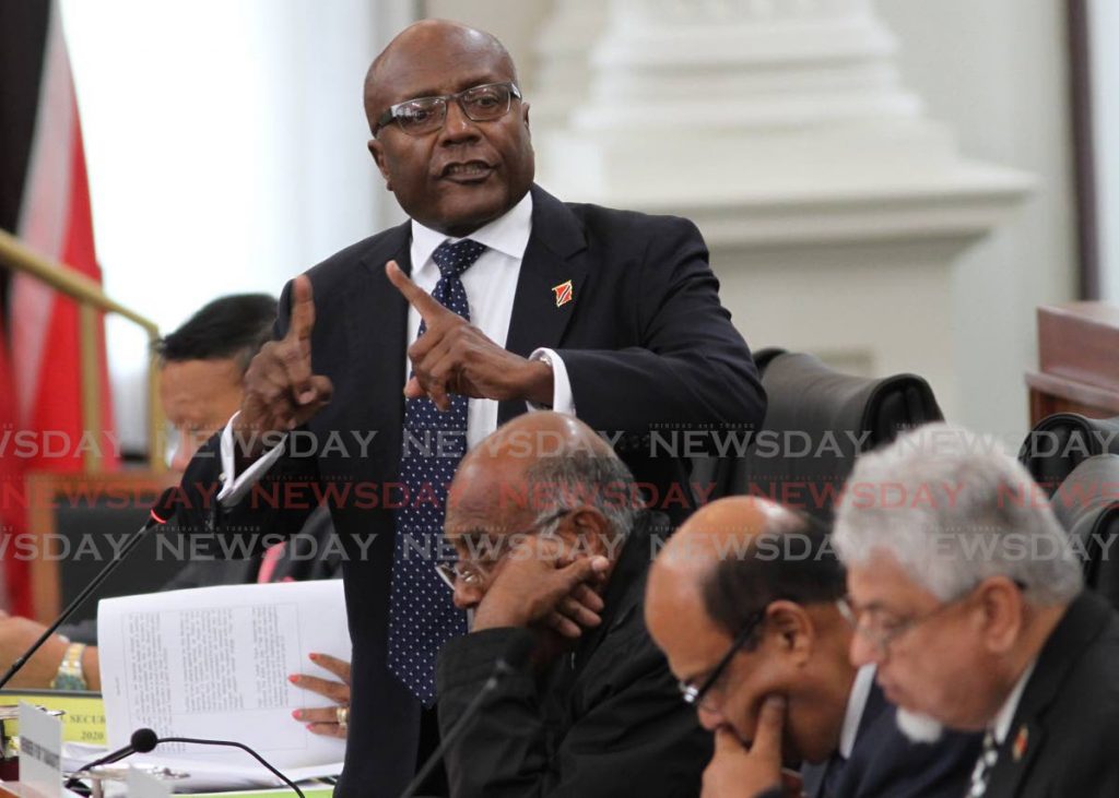 Naparima MP Rodney Charles during debate in Parliament on April 28. PHOTO BY AYANNA KINSALE - 