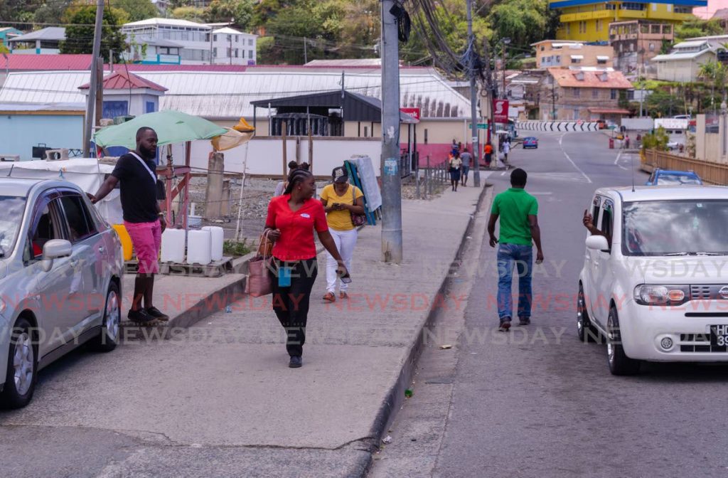 File photo: Taxi drivers seeking passengers in Scarborough, Tobago. PHOTO BY DAVID REID    