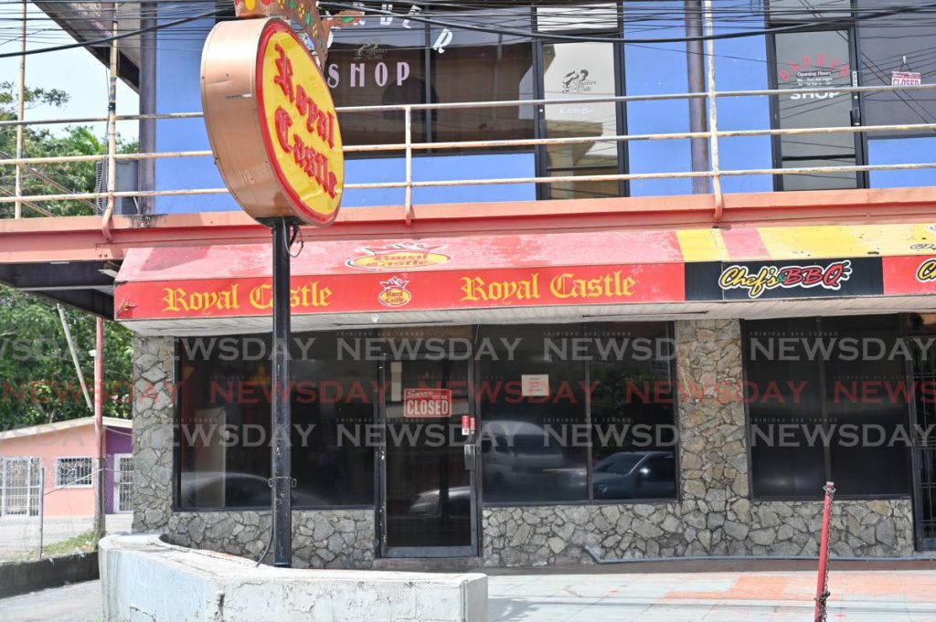 LOCKED UP: Royal Castle in Tobago, among hundreds of food outlets across the country, ordered closed until April 30 as the country deals with the covid19 pandemic.  - Leandro Noray