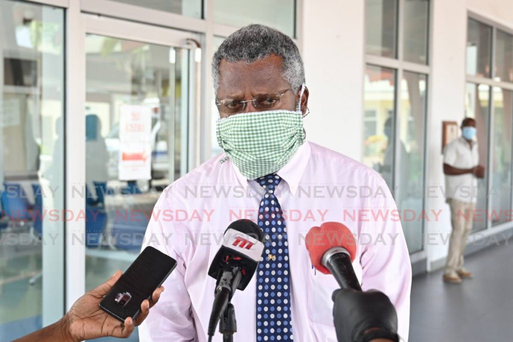 Medical Chief of Staff Dr Victor Wheeler said the blood bank stock on the island is low. PHOTO BY LEEANDRO NORAY  - 