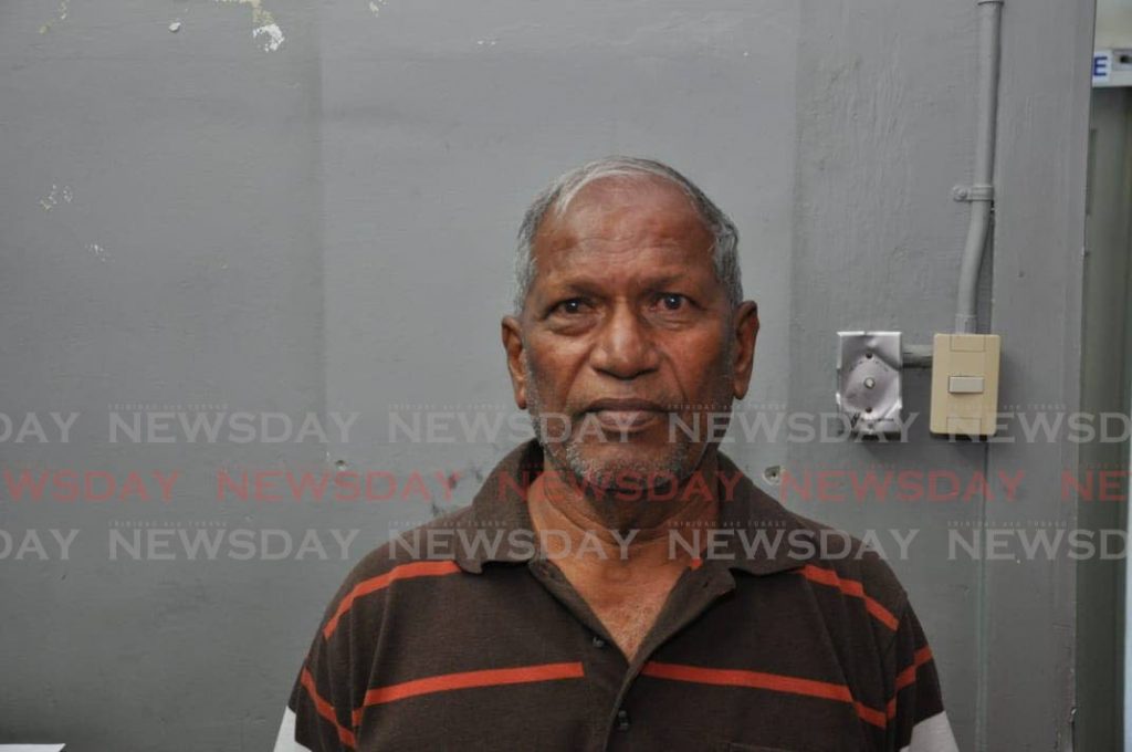 Mohammed Hosein, 75, of South Oropouche was charged with sexual penetration of a minor on Sunday. 
Mohammed allegedly committed the act at his home on Saturday. 

PHOTO COURTESY TTPS - TTPS