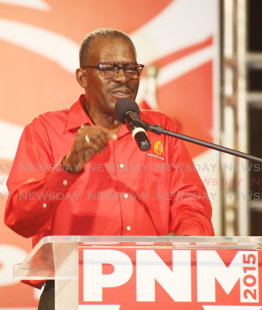 Incumbent Point Fortin MP Edmund Dillon. - 