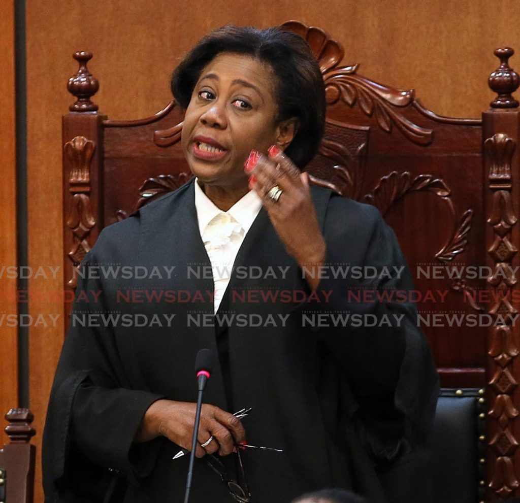 House Speaker Brigid Annisette-George. - 