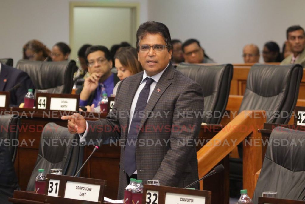 Oropouche East MP Dr Roodal Moonilal. - 