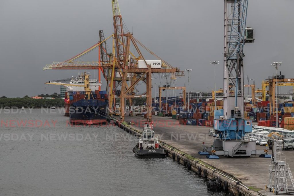 The Port of Port of Spain. Value chain disruption was oene of the initial issues arising out of covid19 for the business community. - FILE PHOTO