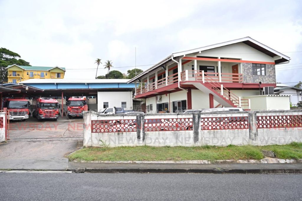 Fire tenders from the Scarborough Fire Station parked at their new home in Carnbee on Wednesday.  - LEENADRO NORAY 