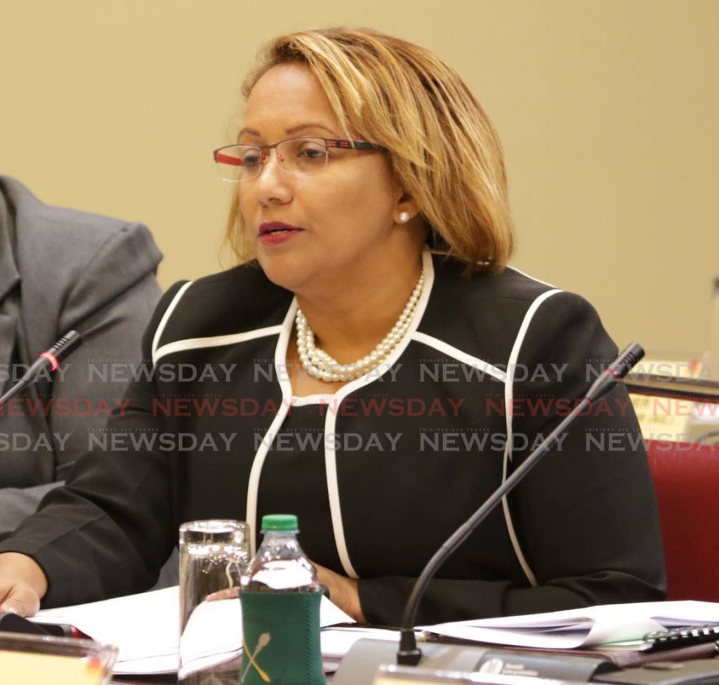 Stacy Barran, Chief Executive Officer of the National Schools Dietary Services. PHOTO COURTESY OFFICE OF THE 
PARLIAMENT - 